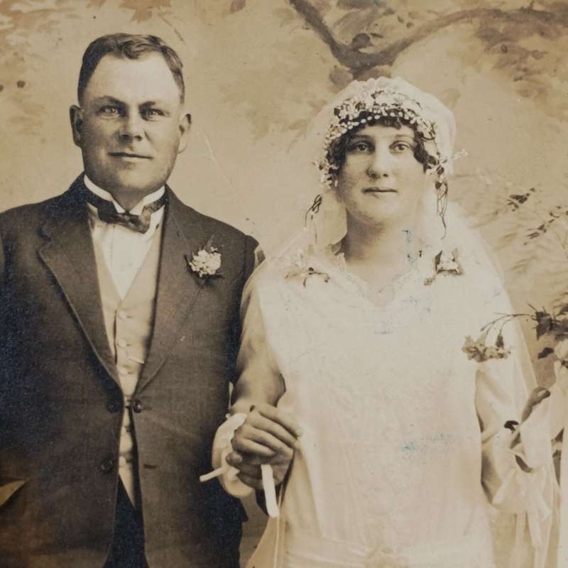 Postcard photo of Piet Laja Beukes - Western Cape