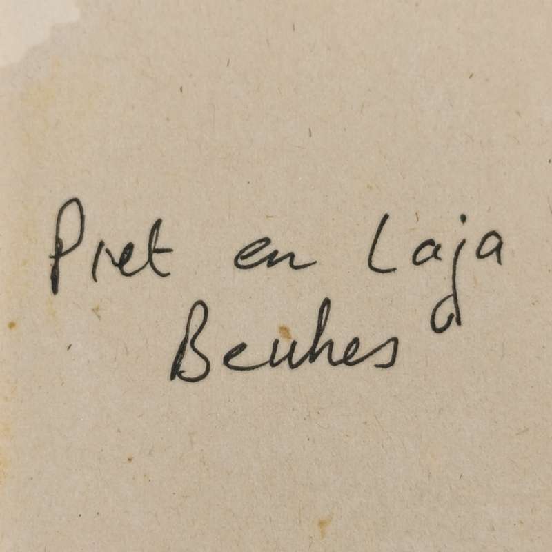 Postcard photo of Piet Laja Beukes - Western Cape