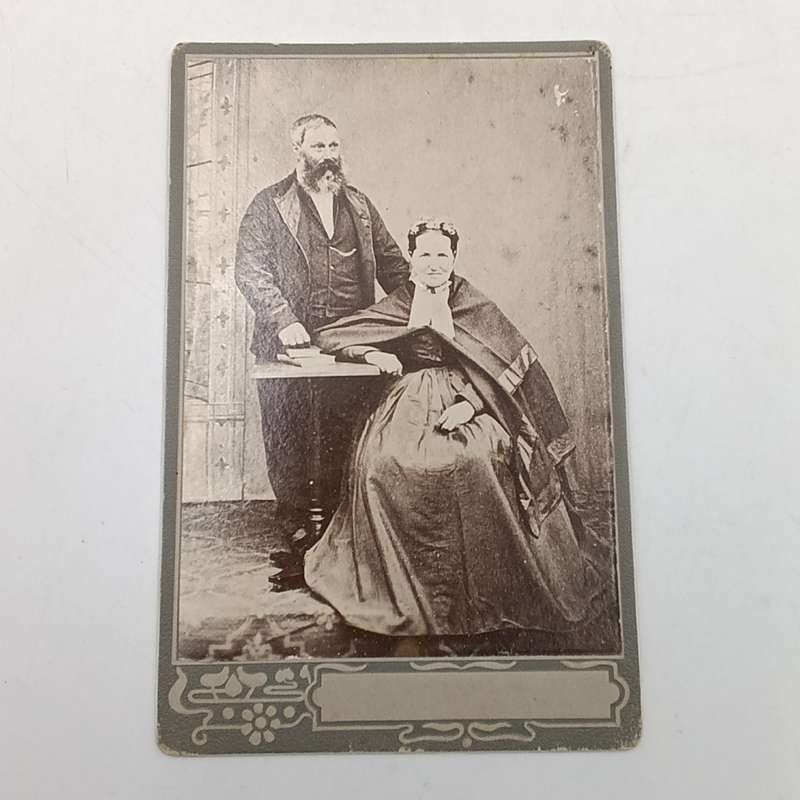 Antique photo of the Groenewald couple - Western Cape area