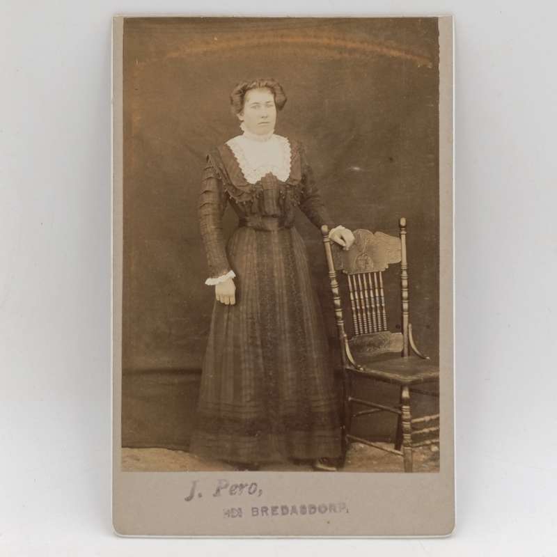 Antique photo of Sannie Beukes -Bredasdorp