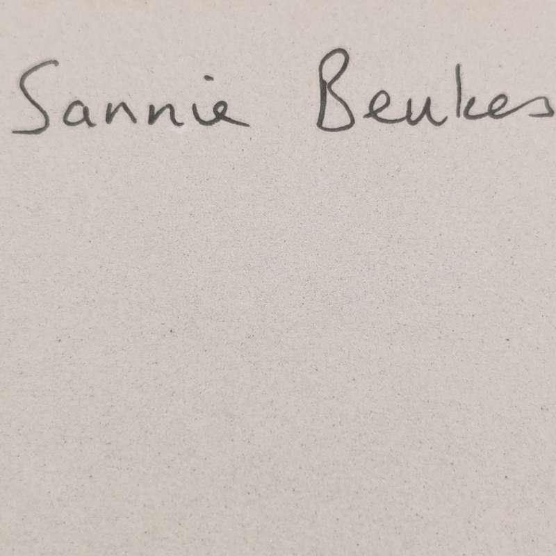 Antique photo of Sannie Beukes -Bredasdorp