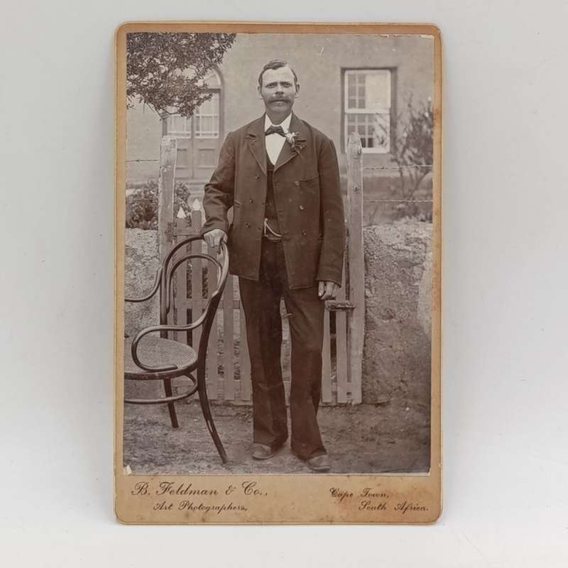 Antique photo of Oom Willem Groenewald - taken in Cape Town