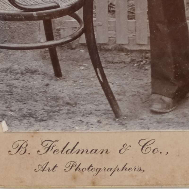 Antique photo of Oom Willem Groenewald - taken in Cape Town