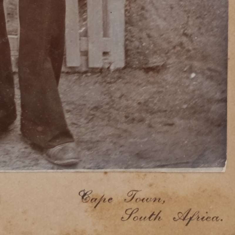 Antique photo of Oom Willem Groenewald - taken in Cape Town