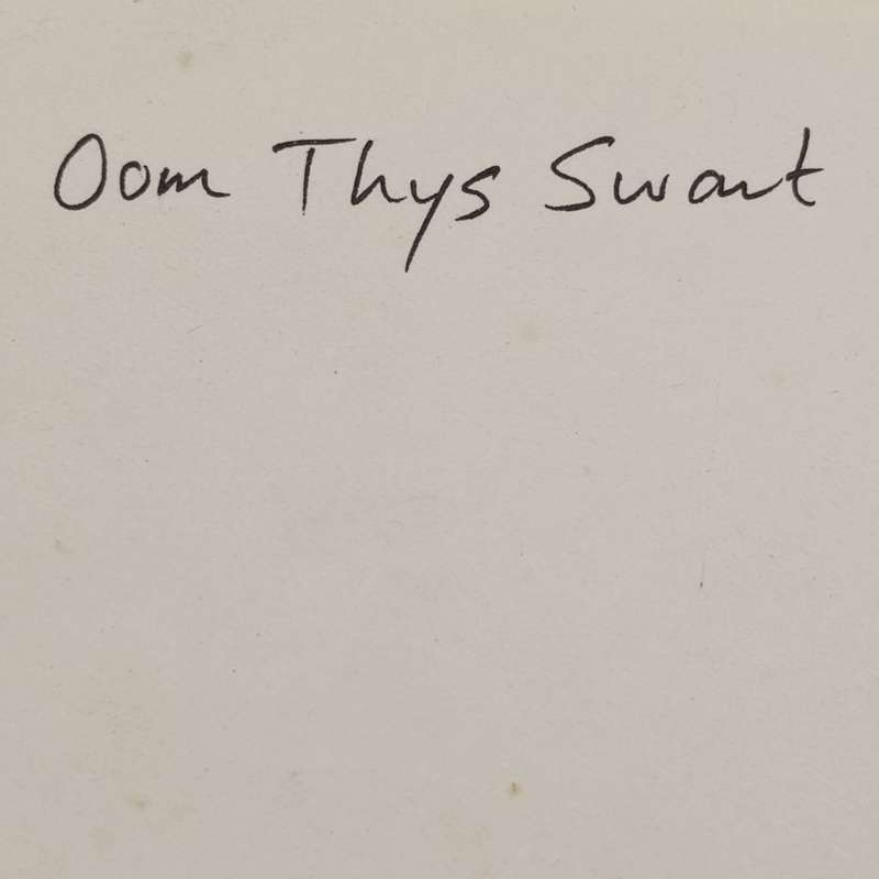 Vintage photos of Ouma Swart & Oom Thys Swart van Napier