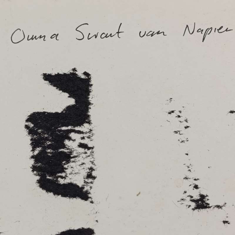 Vintage photos of Ouma Swart & Oom Thys Swart van Napier
