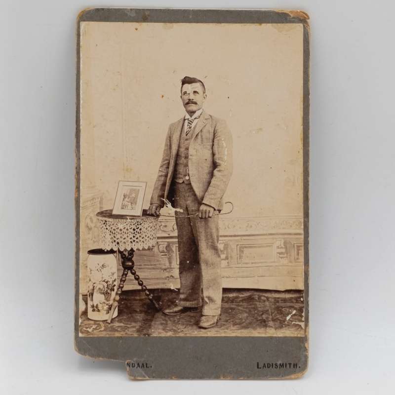 Antique photo of Barend Francois van Wyk of Olyfenrivier, Van Wyksdorp