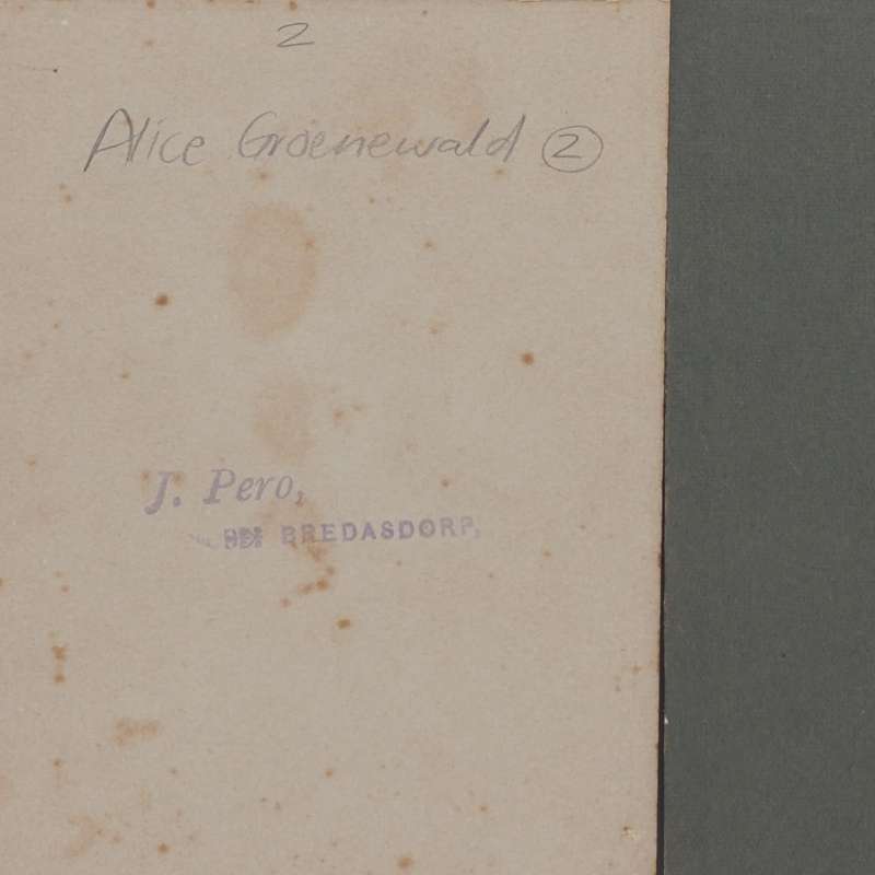 Lot of 3 Antique photos of Alice Groenewald and her husband (2 from Robertson 1 from Bredasdorp)