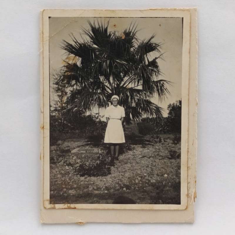 Vintage photo of Driekie Franken - Nurse at Caledon Hospital
