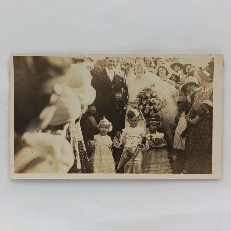 Antique photo - Baan Badenhorst en Tienie Swart-Badenhorst marriage - beautiful photo