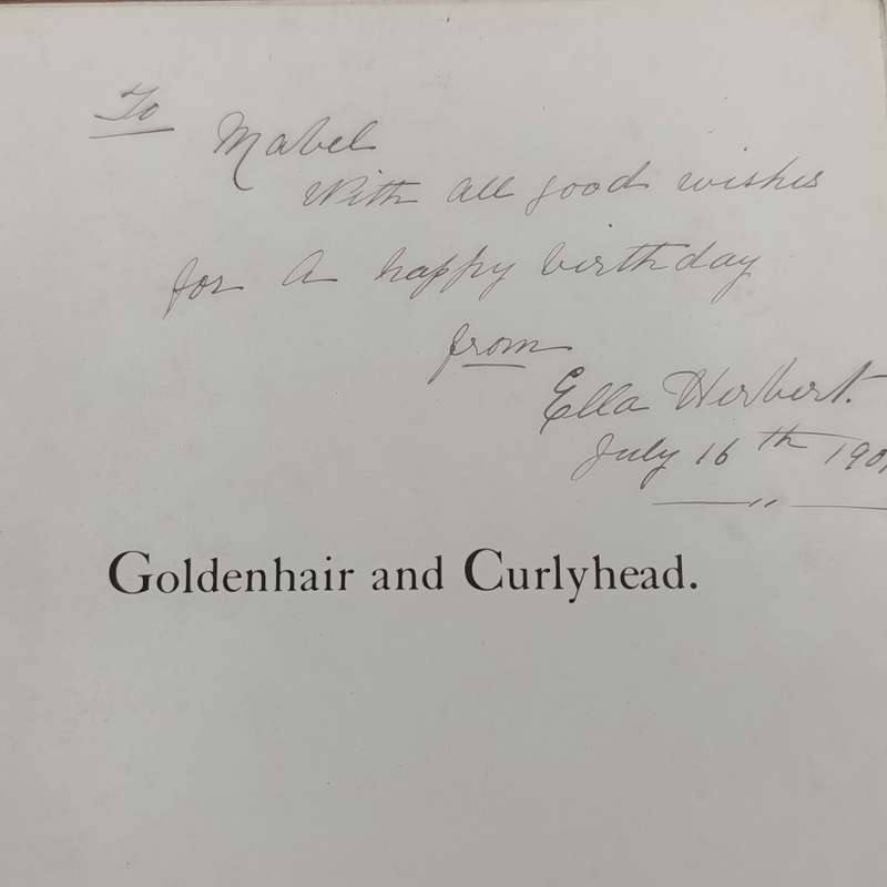 Golden hair and Curly Head by Allen Upward - 1900 issue - illustrated by Harold Copping