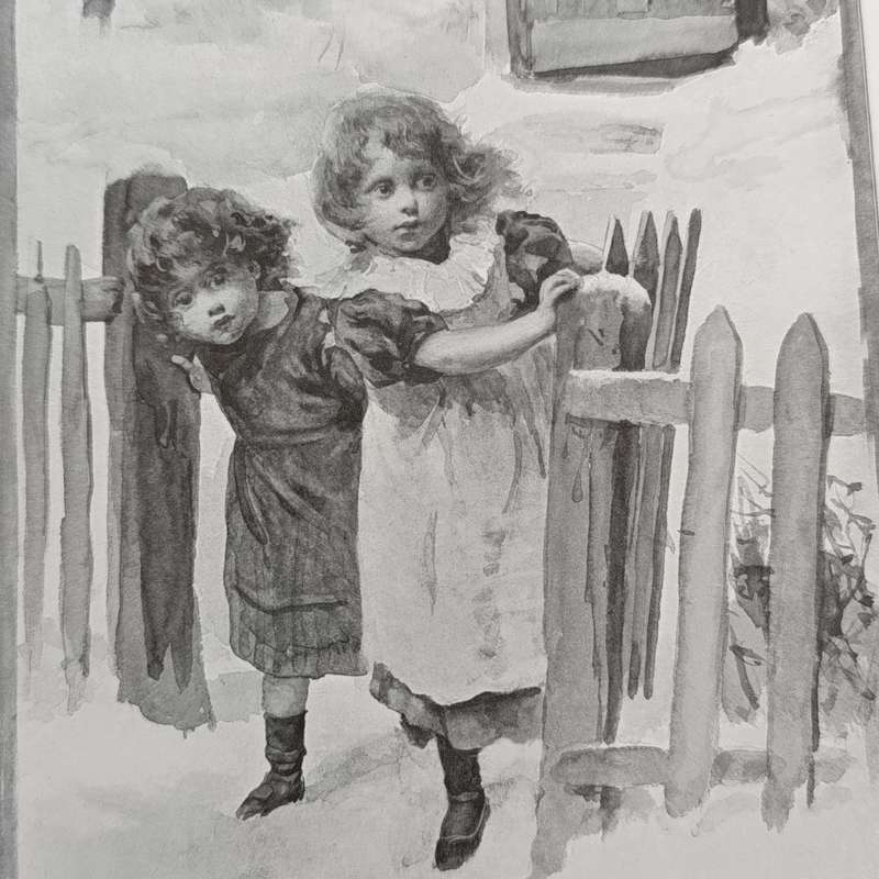 Golden hair and Curly Head by Allen Upward - 1900 issue - illustrated by Harold Copping