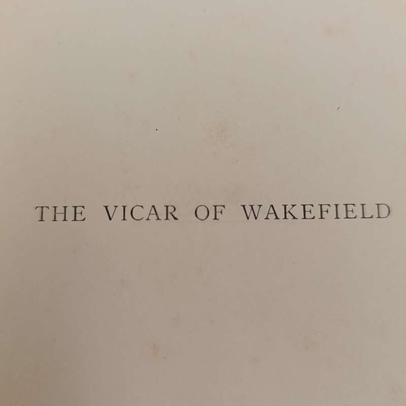 The Vicar of Wakefield by Oliver Goldsmith - Government of Natal Education Department issue