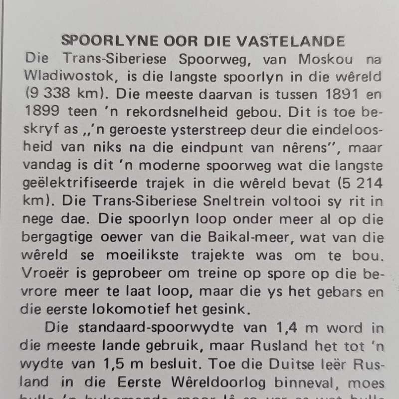 Die Wonderwereld van treine by Jonathan Ridland