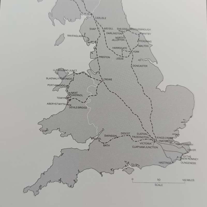 The Atlas of Train Travel by J.B. Hollingsworth