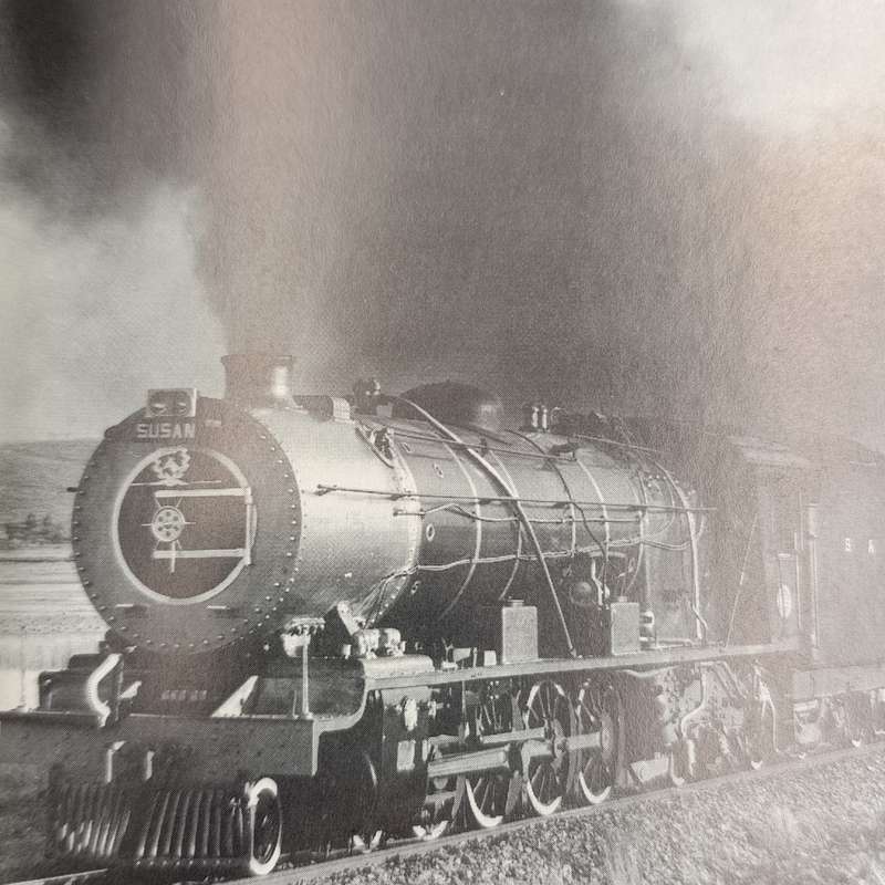 Twilight of South Africa Steam by A.E. Durrant