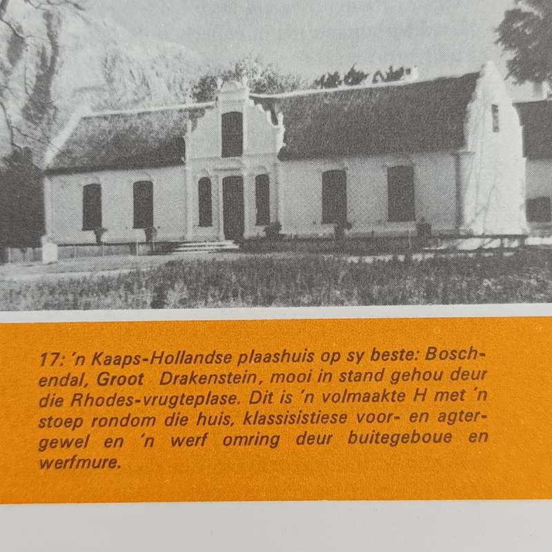 Bewaringvan ons erfenis - Deel 1 - Bewaring van ou geboue en historiese corblyfsels