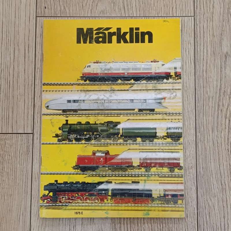 Marklin Model Railway Catalogue (6 books)- 1971E, 1972E, 1974E, 1975E, 1990-91, '93E
