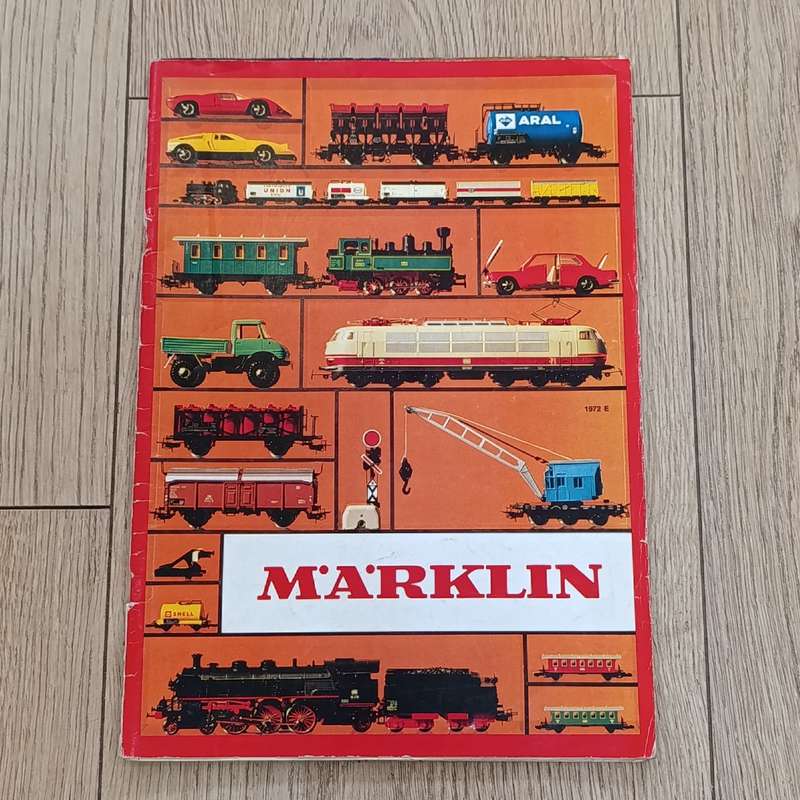 Marklin Model Railway Catalogue (6 books)- 1971E, 1972E, 1974E, 1975E, 1990-91, '93E