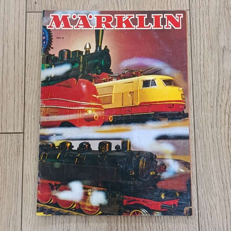 Marklin Model Railway Catalogue (6 books)- 1971E, 1972E, 1974E, 1975E, 1990-91, '93E