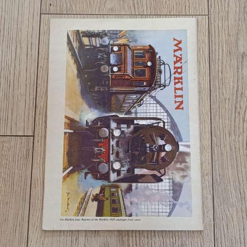 Marklin Model Railway Catalogue (6 books)- 1971E, 1972E, 1974E, 1975E, 1990-91, '93E