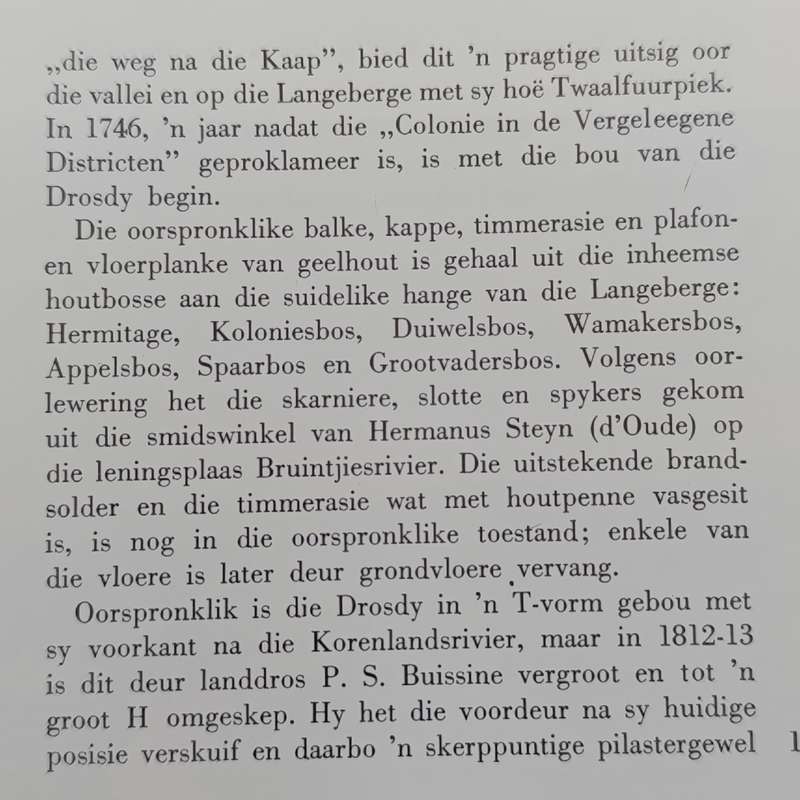 Die Historiese monumente van Suid-Afrika deur J.J Oberholster - geskenk deur Anton Rupert