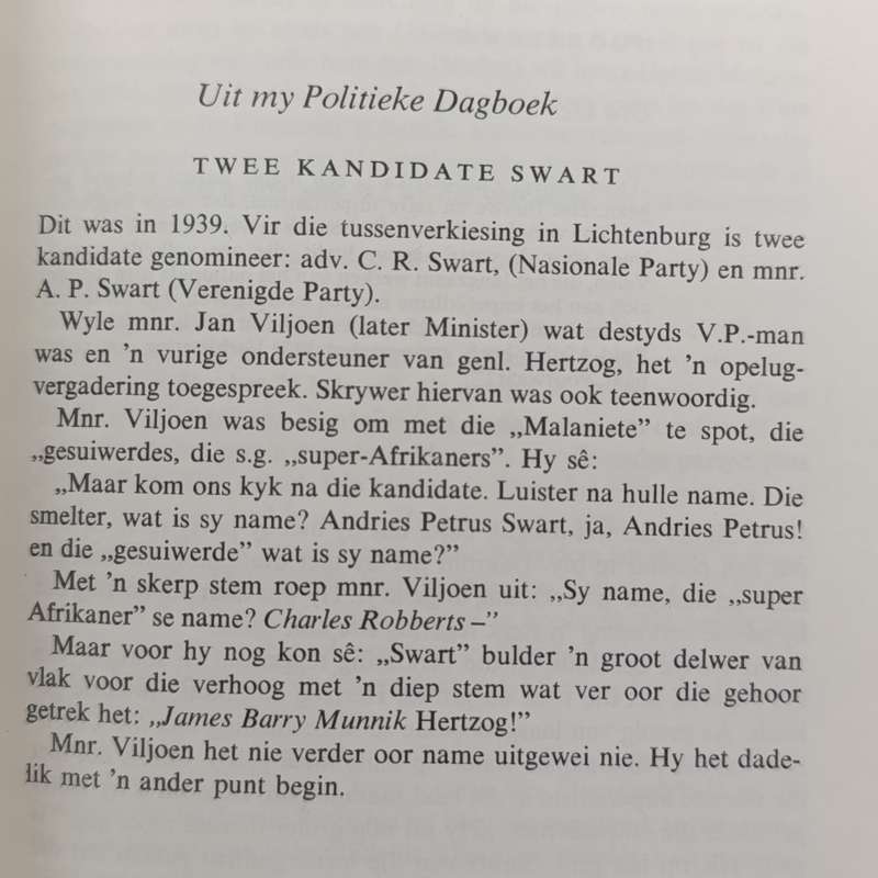 Die Nasionale Party van Suid-Afrika 1914-1964 by M.P.A - Malan