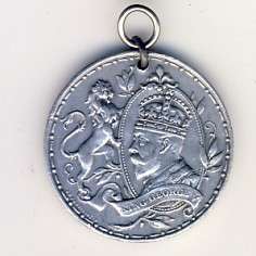 Coronation of George V 1911 Medallion - Unusual / Aluminium @@@ Crazy R1 Start