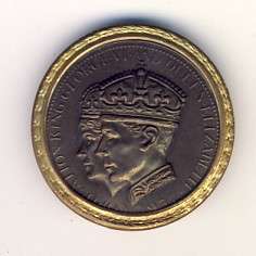 George VI Coronation Brooch @@@ Crazy R1 Start