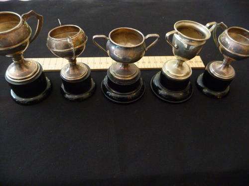 Lot of 5 EPNS Trophys - L Viljoen - You bid per piece to take all