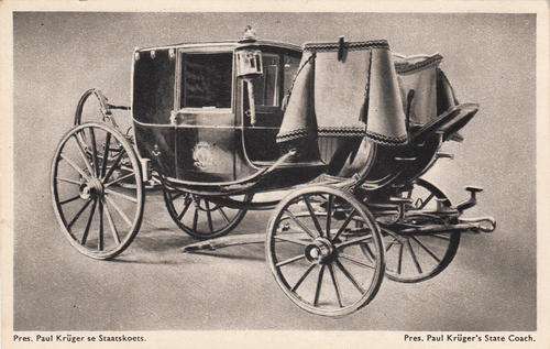 Transvaal Museum Postcard - Kruger's State Coach  @@@ Crazy R1 Start