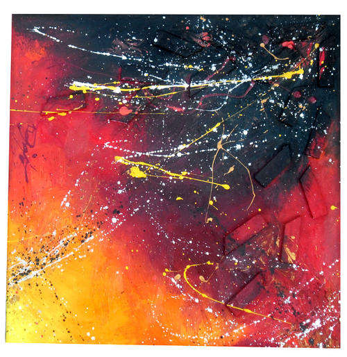 Original Abstract Painting by Melanie van der Merwe