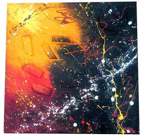 Original Abstract Painting by Melanie van der Merwe