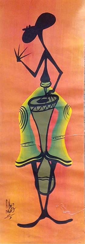 Beautiful Original African Art By Robin Nokodebe