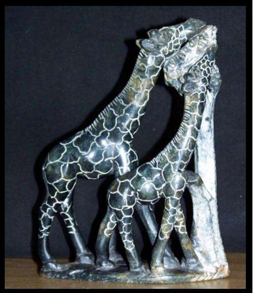 African artwork made from a special stone