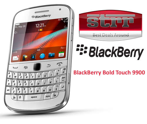 *** BlackBerry Bold Touch 9900 *** White *** Goog Working Condition ***