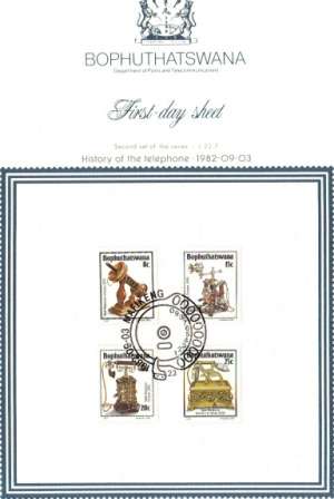 BOPHUTHATSWANA HISTORY OF THE TELEPHONE