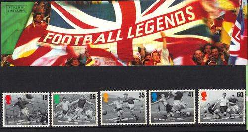 British Post Office presentation pack : Football Legends 1996