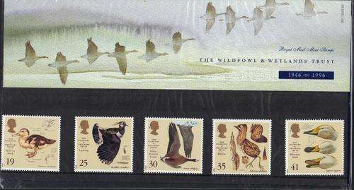 British Post Office presentation pack: The Wildfowl & Wetlands Trust 1946 ~ 1996