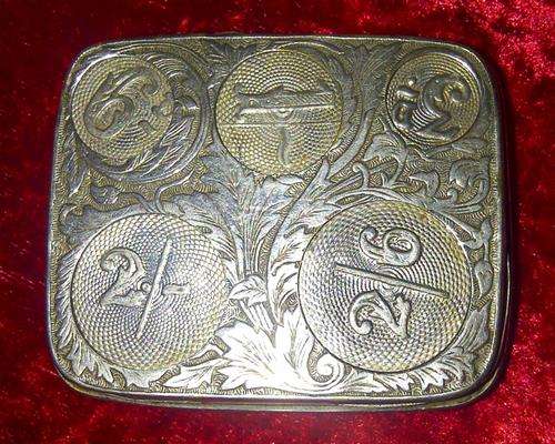 Early 20th Century Sovereign Holder / Coin Case 3d to 2/6-