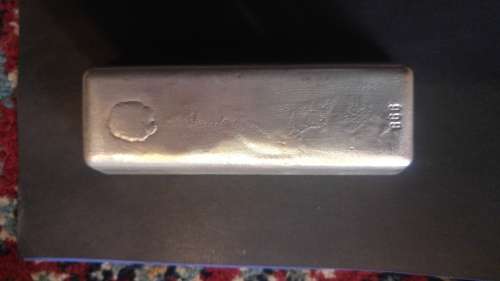 1kg Silver bar (.999 % fine)