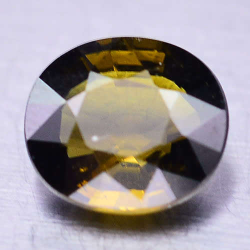 1.75cts Oval Cut Smoky Yellow Natural Tourmaline Nigeria