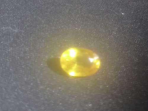 1.25cts Oval Cut Yellow Natural Sapphire