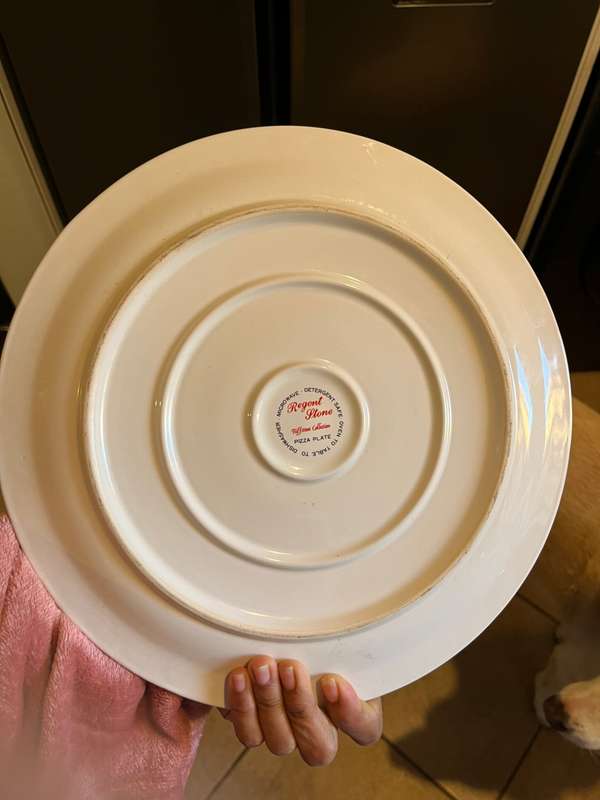 Regent Stone La pizza ceramic plate