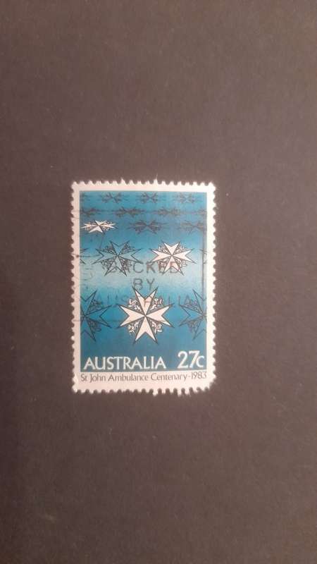 AUSTRALIA 1983 100TH ANNIV SAINT JOHN AMBULANCE