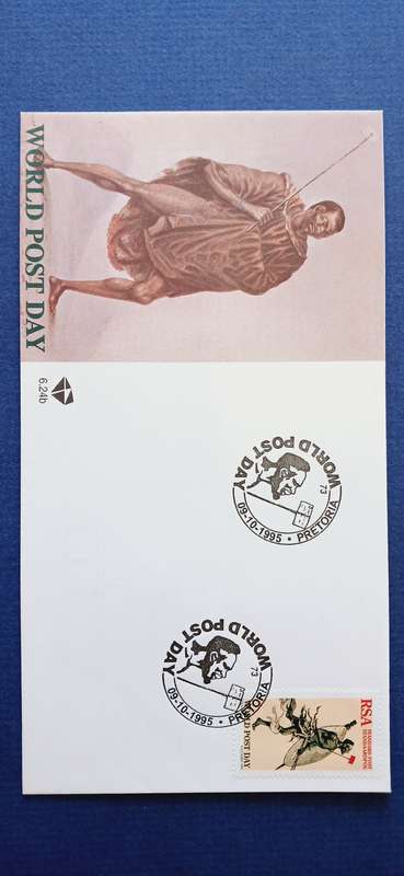 SOUTH AFRICA 1995 WORLD POST DAY
