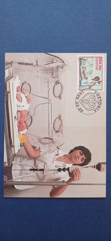 SOUTH AFRICA 1985 BLOOD DONOR CAMPAIGN