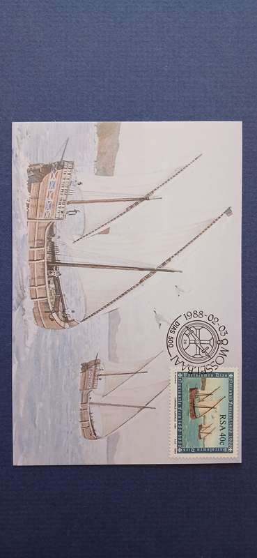 SOUTH AFRICA 1988 500TH ANNIV DISCOVERY OF CAPE OF GOOD HOPE BY BARTHOLOMEU DIAS