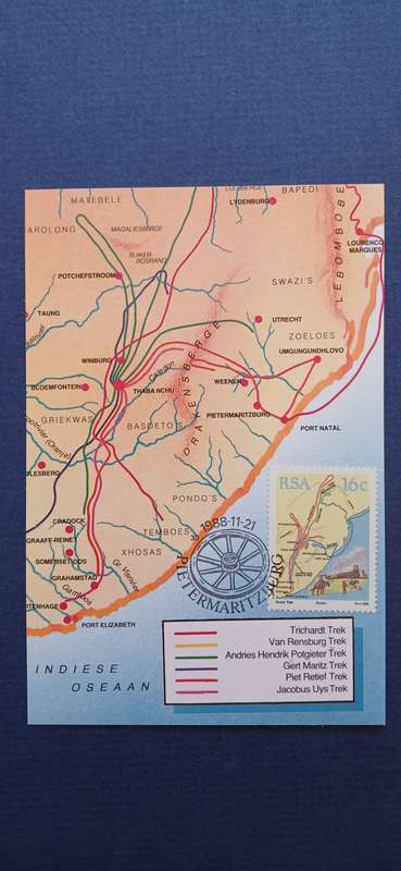 SOUTH AFRICA 1988 150TH ANNIV OF THE GREAT TREK