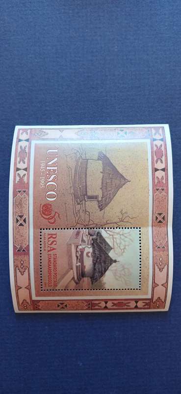 SOUTH AFRICA 1995 50TH ANNIV OF UNITED NATIONS AND UNESCO